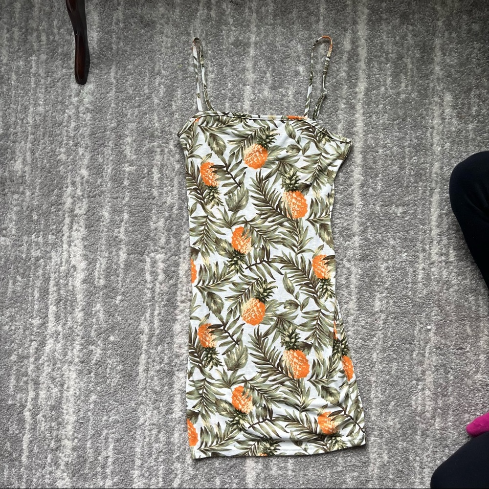 White bodycon sundress
